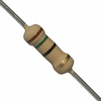 [R0.5W15] Resistencia carbón 1/2w 15 ohmios  R0.5W15  5%