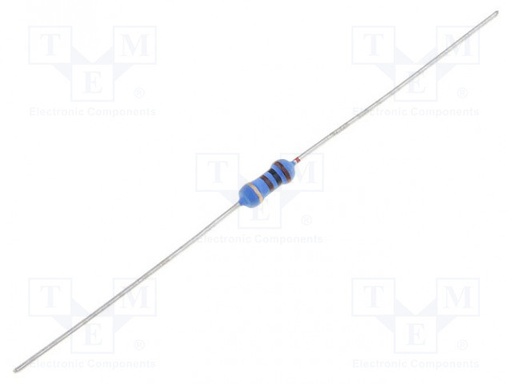 [R1W390R] Resistencia metal THT 390Ω 1W ±5%. Mod. R1W390