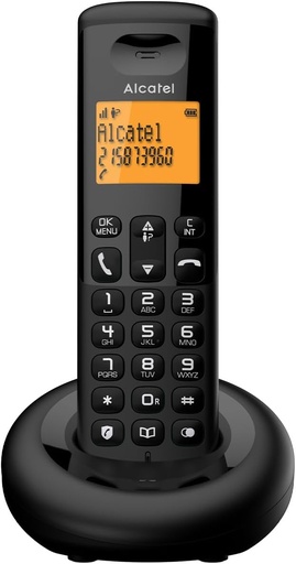 [ALCATELE160BLK] Teléfono Inalámbrico DECT Alcatel negro. Mod. E160