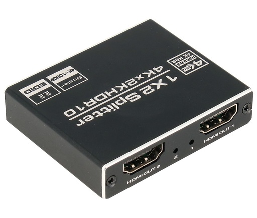 [ACTVH229] Repartidor splitter activo HDMI 2.0B 1 entrada a 2 salidas. Mod. ACTVH229