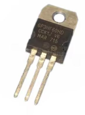 [STGP3HF60HD] Transistor bipolar IGBT 7.5 A 2.5 V 38W 600-650V TO220. Mod. STGP3HF60HD