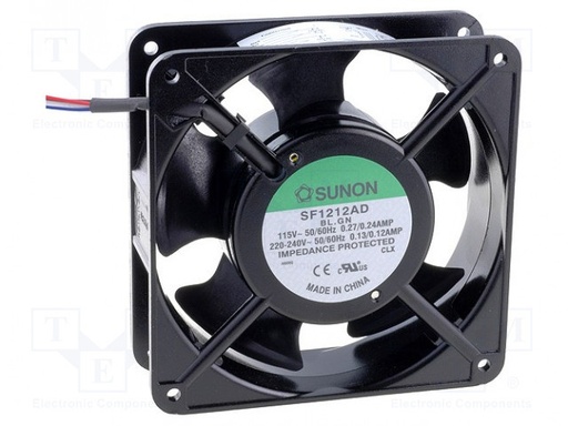 [SF1212ADTME] Ventilador 115/230VCA 120x120x38mm. Mod. SF1212AD