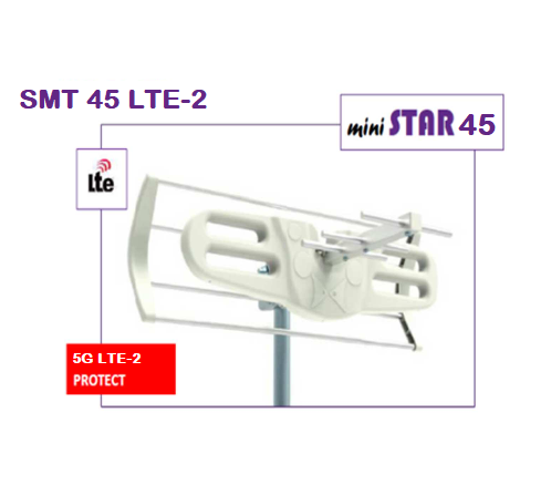 [SMT45LTESUR] Antena UHF 5G 12dB mini. Mod. STAR45