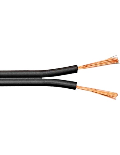 [CP02NSUR] Cable para altavoz paralelo Negro 2X0.75MM. Mod. CP02N