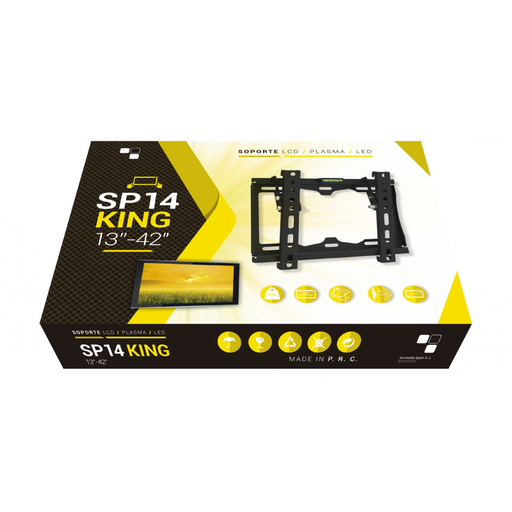 [TILT022EN] Soporte pared TV 13" a 42" 25 Kg king. Mod. SP14