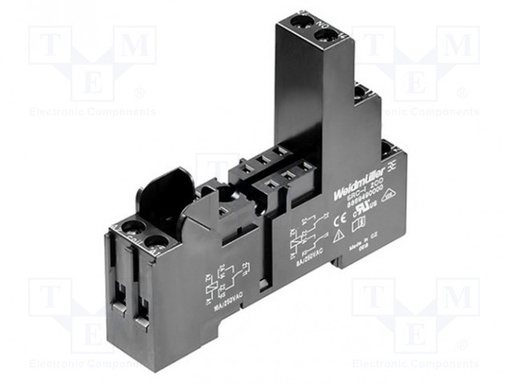 [SRCI12COTME] Base zócalo relé 8pin 240VAC din. Mod. SRC-I2CO