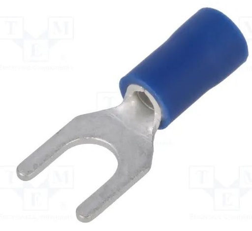 [ST091BTME] Terminal horquilla M4 1,5÷2,5mm2 azul. Mod. CON5125