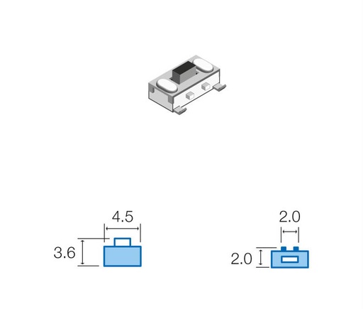 [SW028] Pulsador de tacto SMD sw028