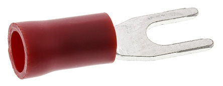 [2040101] Terminal de horquilla preaislado, M4, rojo, 0.5mm² a 1.5mm². Mod. 2040101