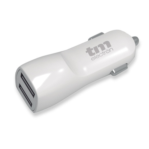 [TMUAD102WHTMA] Cargador USB coche dual Mod. TMUAD102WH