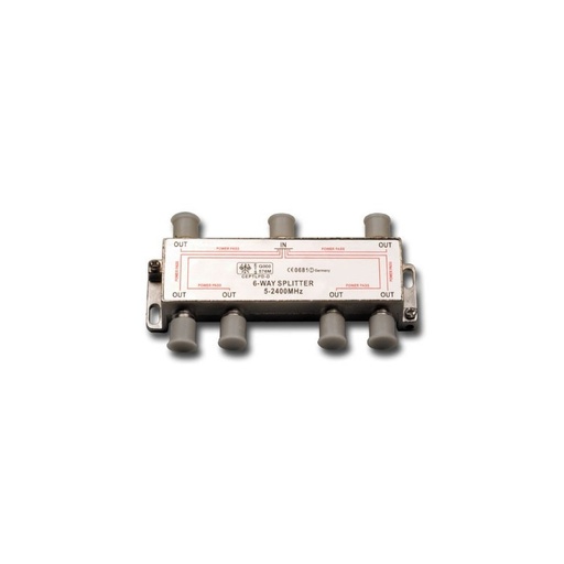 [TV7000056] SPLITTER TV 1 ENTRADA 6 SALIDAS 2400MHz. Mod. SMR306