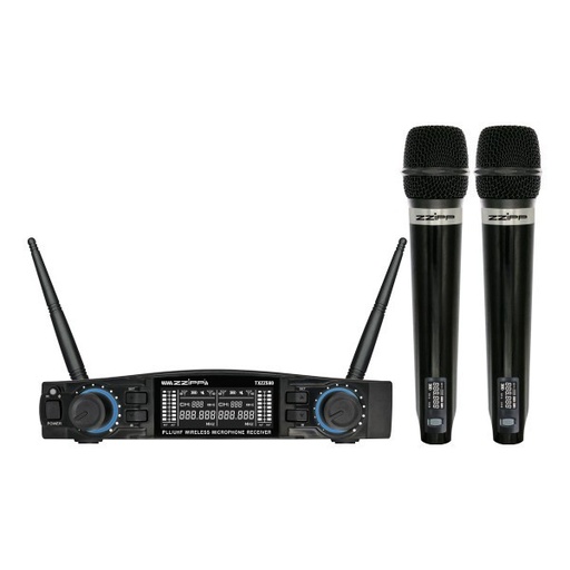 [TXZZ580ZZI] Kit dos micrófonos inalámbricos de 48 canales UHF ZZIPP. Mod. TXZZ580