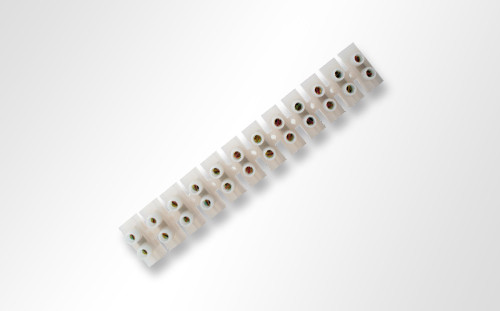 [193890349] Regleta conexión tipo U blanca 4mm2 3A SASSIN. Mod. ASBJ4