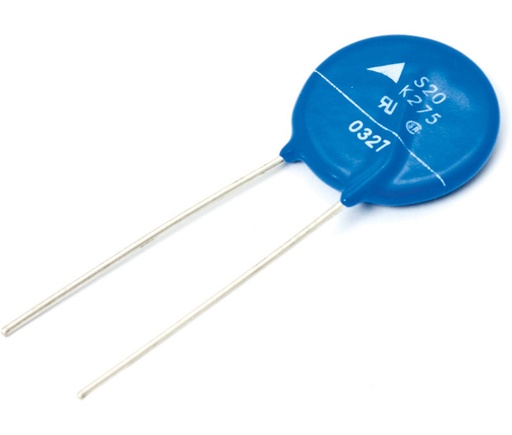 [VARS20K275ELM] Varistor de óxido metálico, supresor de picos de voltaje. Mod. SIOVS20K275