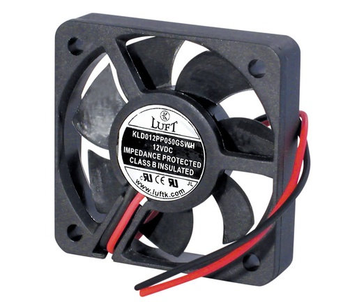 [VEN025ELM] Ventilador cojinete de fricción 12VDC 50X50X10. Mod. VEN025