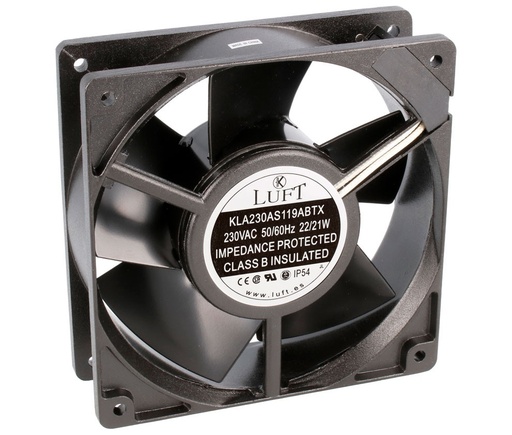 [VEN052ELM] Ventilador metálico 230VAC 120x120x38mm rodamiento bolas. Mod. VEN053