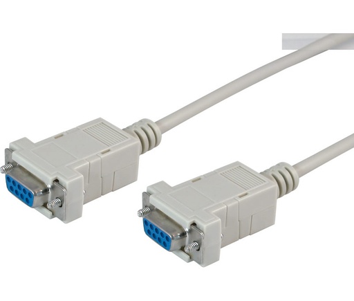 [WIR080ELM] Conexión SUB-D 9 pines hembra-hembra Null Modem 1.8M 7771. Mod. 2879