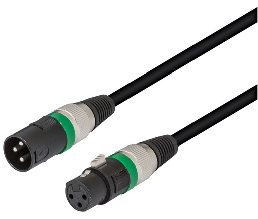 [WIR357] Conexión para altavoz XLR-canon 3 pin macho - hembra