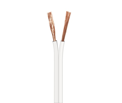 [WIR9004ELM] Cable para altavoz, Blanco polarizado 2X1.50 METRO. Mod. 4512BL