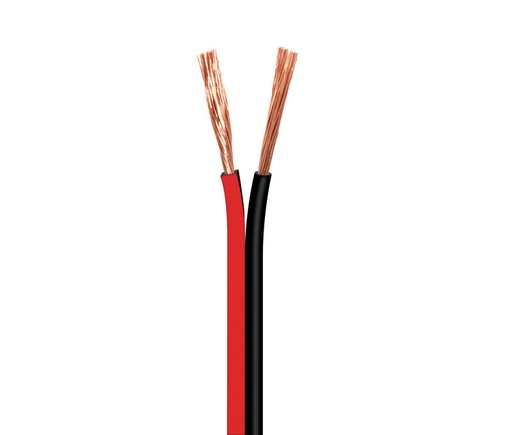 [WIR9014ELM] Cable para altavoz, Rojo-Negro 2X2.5MM. Mod. 4523CP05R