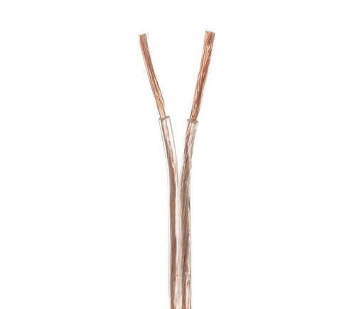 [CP03T] Cable para altavoz, Transparente polarizado 2X1.00 metro. Mod. WIR9022