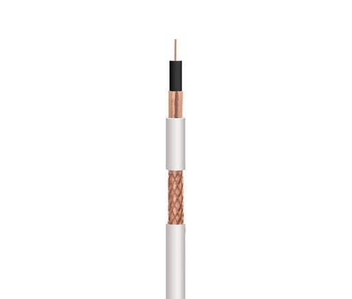 [WIR9056ELM] Cable coaxial de antena blanco. Mod. WIR9056