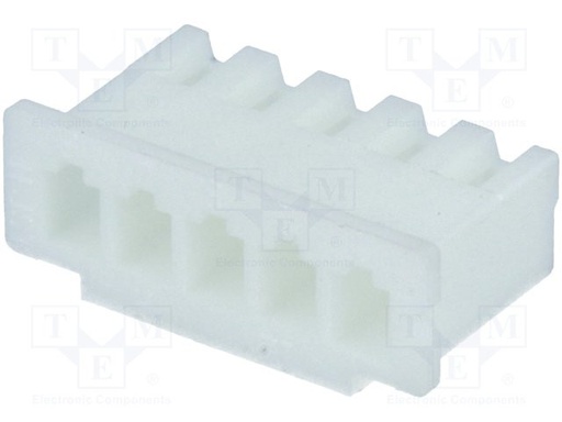 [XHP5TME] Conector conducto-placa hembra XH 2,5mm PIN:5 sin contactos. Mod. XHP-5