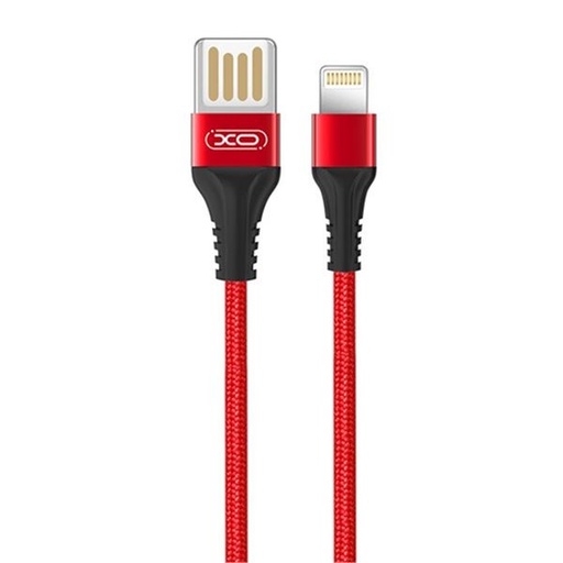 [XONB118LGRED] Cable Carga Rápida Slim USB - lightning 2.1A 1M Rojo XO NB118. Mod. XONB118LGRED