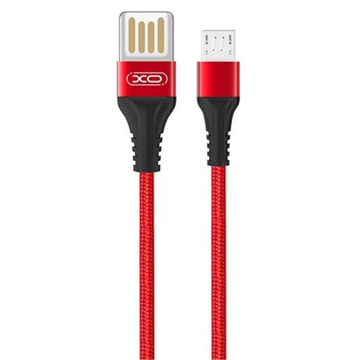 [XONB118MCRED] Cable Carga Rápida Slim USB - micro USB 2.1A 1M Rojo XO NB118. Mod. XONB118MCRED