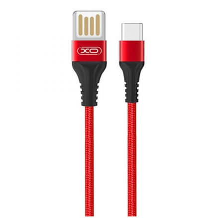[XONB118TCRED] Cable Carga Rápida Slim USB - Tipo C 2.1A 1M Rojo XO NB118. Mod. XONB118TCRED
