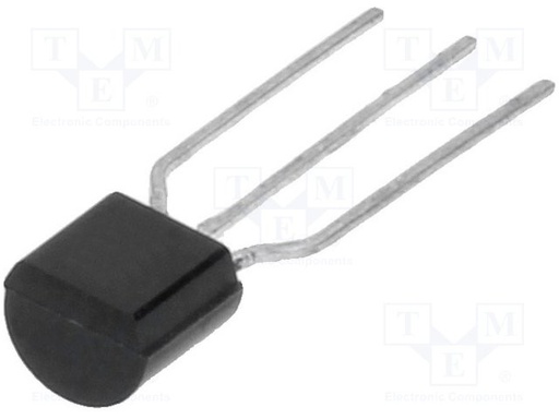 [Z0107MA] Triac 600V 1A 5mA Empaquetado bobina cinta THT TO92. Mod. Z0107MA