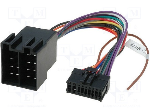 [ZRS194] Conector adaptador ISO (universal) a Pioneer 18 Pin. Mod. ZRS-194