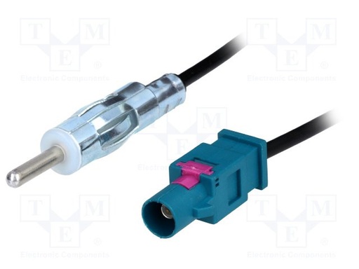 [ZRSGOLFVDINTME] Adaptador de antena conector DIN a conector Fakra. Mod. A9700DUNIV
