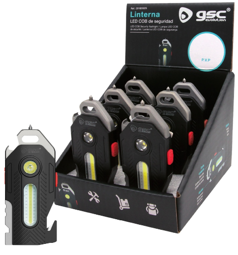 [201825025GSC] Linterna LED COB de seguridad 10W. Mod. 201825025