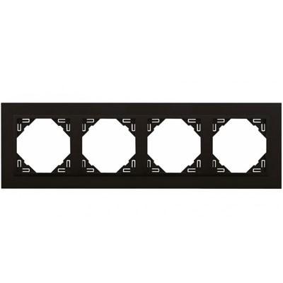 [90940TRR] Marco 4 elementos negro Animato Efapel. Mod. 90940TRR