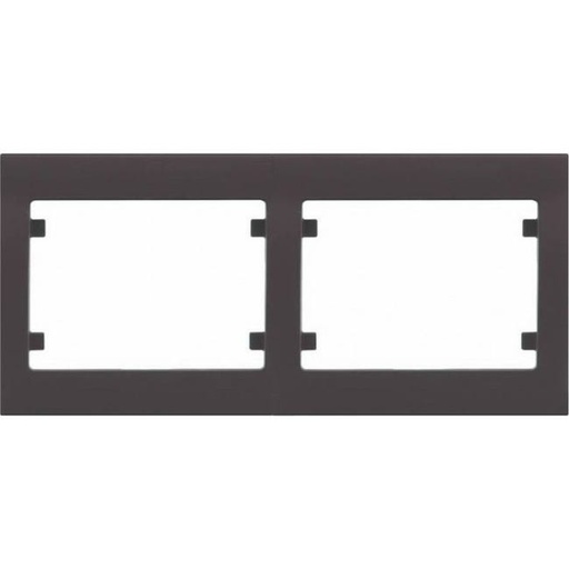 [18002CH] Marco de 2 elementos horizontal CHOCOLATE BJC IRIS 18002-CH