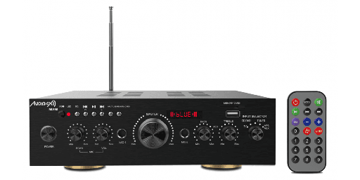 [MIAMISIL] Amplificador Karaoke Bluetooth 100W+100W Audibax. Mod. MIAMI