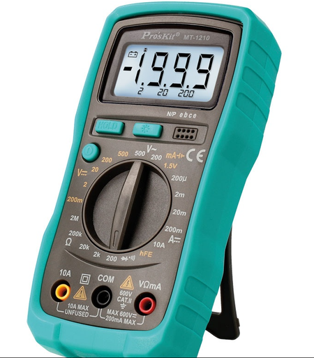 [MUL1210ELM] Multímetro digital 3 1/2 dígitos CAT.II 600V. Mod. MUL1210
