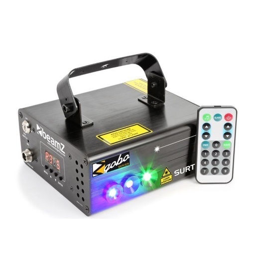 [SURTURII] Doble laser RG Gobo 3W Blue LED Surtur II BEAMZ . Mod. 152.630