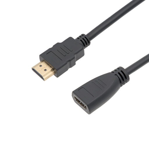 [05011ELG] Conexión HDMI macho hembra 2.0 1 metro. Mod. 0501-1