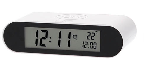 [405005004GSC] Reloj despertador digital Blanco. Mod. 405005004