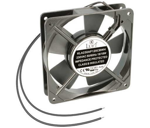 [VEN021ELM] Ventilador METAL 230VAC 120x120x25mm rodamiento. Mod. VEN021