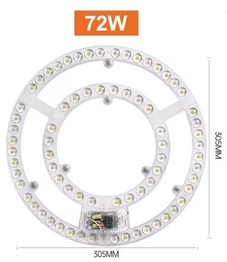 [99LEDVENT] Kit repuesto ventilador techo Luz con driver CCT 72w compatible Abrila