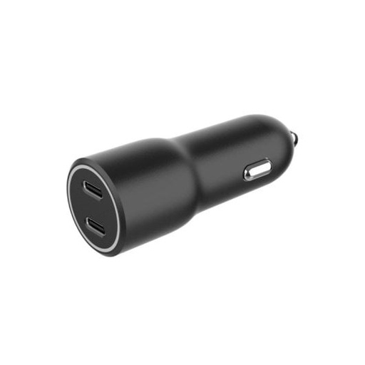 [TAUCC2PD40CAR01] Cargador rápido de mechero 2xUSB tipo C 40W. Mod. TA-UC-C2PD40-CAR-01