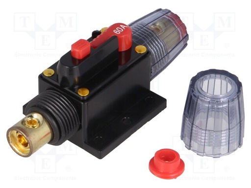 [SBA02060ATME] Portafusibles automático coche 60A 12-24VDC. Mod. SBA02060A