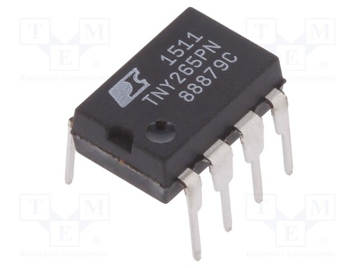 [TNY265PN] Regulador de tensión PMIC CA/CC switcher controlador SMPS Uentr:85÷265V DIP-8B. Mod. TNY 265PN