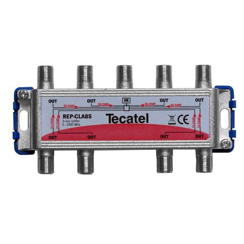 [REPCLA8S] SPLITTER TV 1 ENTRADA 8 SALIDAS 2400MHz. Mod. REP-CLA8S